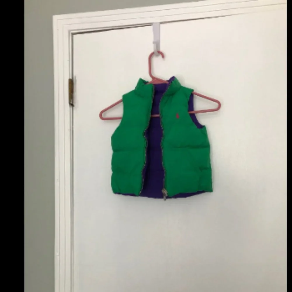Polo Ralph Lauren Reversible Boys Down Vest Sz 4